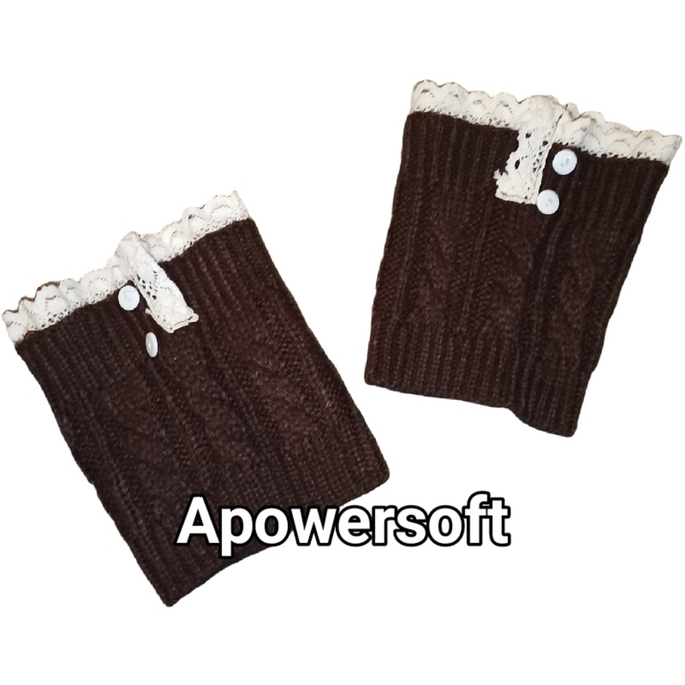 Cable Knit Boot Cuff